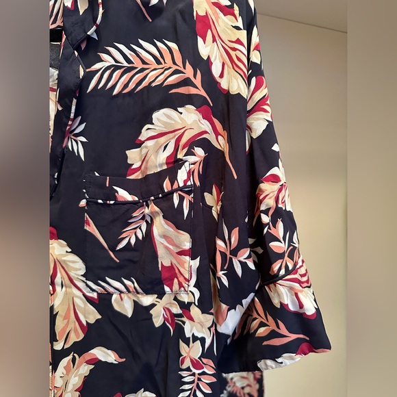 Joie Desmonda camp shirt and matching pant set size small - Picture 10 of 15